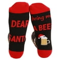 thumbnail image 2 of #followme Funny Socks for Men - Men’s Novelty Gift Socks with Sayings (Dear Santa), 2 of 2