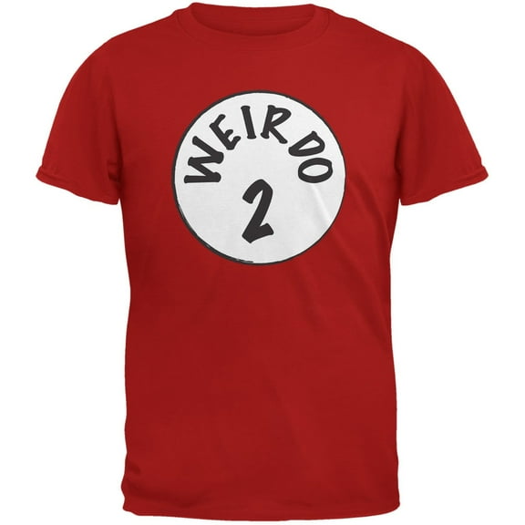 Halloween Weirdo 2 Two Red Youth T-Shirt - Youth Large
