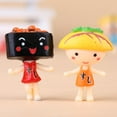 thumbnail image 4 of 6Pcs Cute Cartoon Figure Salmon Simulation Sushi Doll Micro Landscape Decoration, 4 of 4