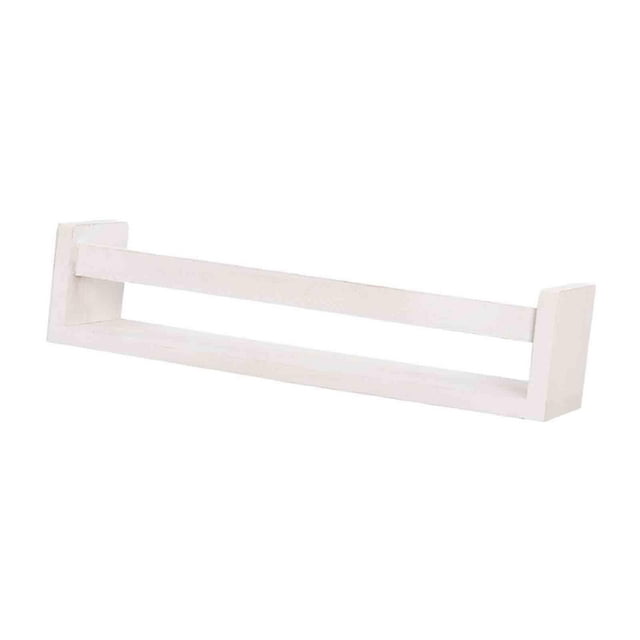 Wooden Spice Rack Space Saving Hanging Multi Purpose for Bedroom Cabinet Decor White