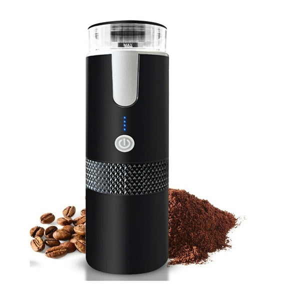 Portable Electric Espresso Coffee Machines Single Serve Mini Coffee Maker With Cup Coffee Powder Capsule Bin For Camp Travel ,Portable