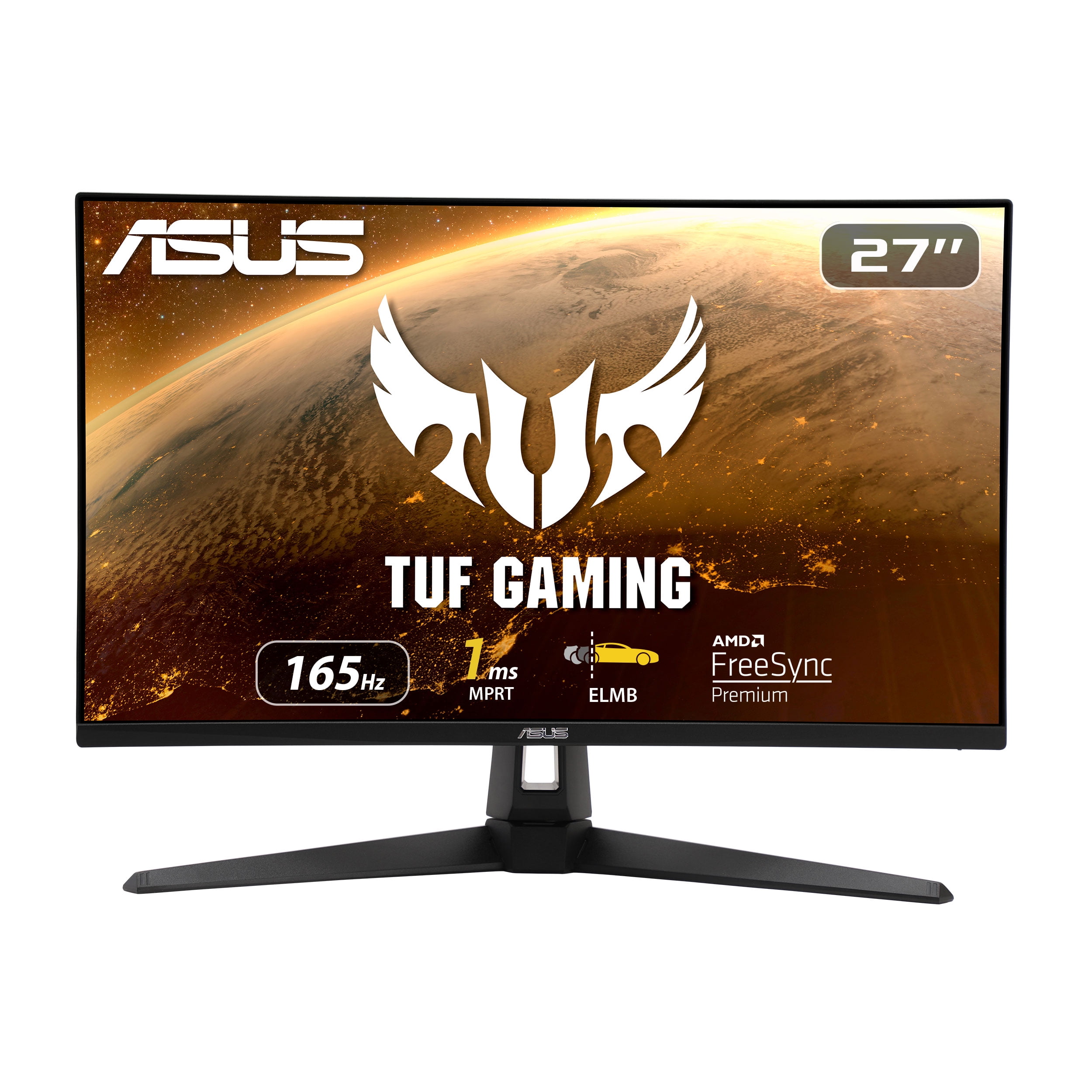 Imponerende Elemental sendt ASUS TUF Gaming 27” LED Gaming Monitor, 1080P Full HD, 165Hz (Supports  144Hz), IPS, 1ms - Walmart.com