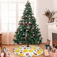 thumbnail image 7 of Rateoe Strawberry Lemon Print Christmas Tree Skirt 36" for Xmas Holiday New Year Party Circle Tree Mat Ornaments Decoration, 7 of 7