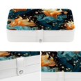 thumbnail image 4 of Sea Slug Elegant PU Leather Decorative Box Jewelry Organizer with Removable Compartment - Portable Earring Organizer, 4 of 6