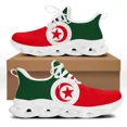 thumbnail image 1 of Zapatos planos informales con diseño de la bandera de Argelia para mujer, zapatillas de deporte a la moda con cordones, zapatos para caminar, calzado de playa para mujer, 1 of 6