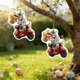 thumbnail image 5 of Uuiauoio Easter Decorations Acrylic Hanging Ornaments Bunny Flower Garland Designs Crafts Mini Rabbit Hanging Pendants for Easter Theme Decoration Supplies, 5 of 7