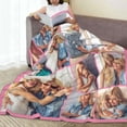 thumbnail image 3 of Dark Gray Throw Blanket 40x60 inch, Custom Funny Personalized Warm Flannel Blankets with Photos Text for Birthday Valentine Mother's Day Father's Day Customized Blanket Gift for Adult Child Blankets, 3 of 5