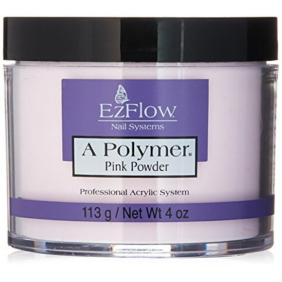 EZ Flow A Polymer Pink False Nails 4 Ounce