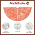 thumbnail image 5 of Bingfone Christmas Tree Skirt Mat Christmas Decoration Interior 48"-He Marine Theme With Beautiful Corals, 5 of 8