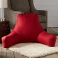thumbnail image 2 of Jumbo Scarlet Polyester Bed Rest Pillow, 2 of 5