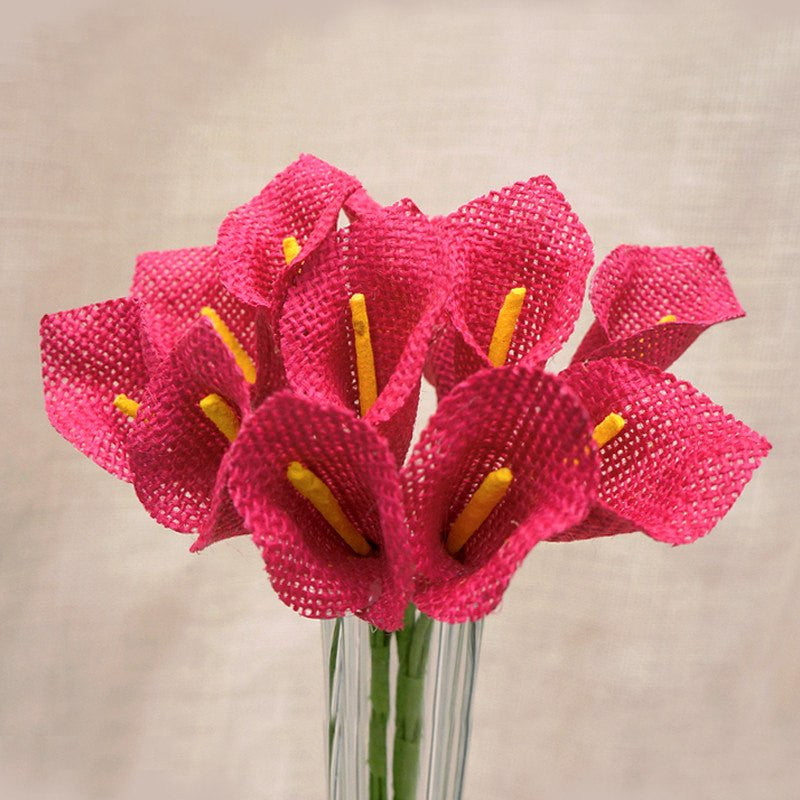 12 X Foam Calla Artificial Flower Bouquet DIY Scrapbooking Decorative JKCA 