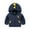 Navy, variant on Toddler Baby Zip Up Hoodies Boy Girl Long Sleeve Hooded Sweatshirt Jacket Top with Pocket Kid Casual Outwear Clothes Army Green 4 Years
