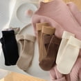 thumbnail image 7 of Chuancc 5 Pairs Fuzzy Socks Cozy Slipper Sock for Women,Socks Unisex, Ankle Socks, Fluffy Socks, Mens Socks, Women'S Winter Ultra Soft Warm, Snow Socks, Thermal Socks For Women, Heated Socks,, 7 of 7