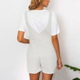 thumbnail image 6 of pstuiky Pregnancy Shorts Adjustable Waist Solid Color Jumpsuit Shorts for Pregnant Women Summer Casual Wear Maternity Bike Shorts, 6 of 6