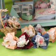 thumbnail image 2 of Torkade blommor simulerade portabla plast mini torkade blommor bukett bollar DIY leksaker Red, 2 of 5