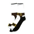 thumbnail image 2 of Jumpingount 1 par de calcetines de algodón con patrón de sandalia, calcetines de tubo medio transpirables para fiestas y viajes, accesorios para Calzado, 2 of 5
