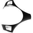 thumbnail image 3 of Matte Black Car Steering Wheel Decoration Frame Trim for BMW 1 3 Series E82 E87 E90 E92 E93 Steering Wheel Button Frame Cover for BMW X1 E84, 3 of 5