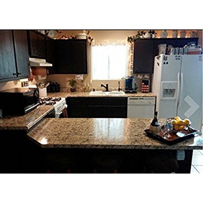 Instant Granite Counter Top Cover Santa Cecilia 36 X (Best Edge For Granite Kitchen Countertop)