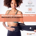 thumbnail image 4 of Copper Joe Back Brace for Women and Men — Adjustable Velcro Lumbar Support Belt, Lower Back Pain Relief, Sciatica, Herniated Disc and Back Support, 4 of 7