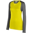 thumbnail image 1 of Ladies Astonish Long Sleeve Jersey Xs Power Yellow/Graphite, 1 of 1
