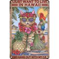 thumbnail image 1 of (2) Hojalata Rectangular 20*30cm Serie Animal Gato Plano, 1 of 9
