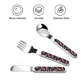 thumbnail image 3 of Kdxio Foxes In Different Poses Toddler Utensils Set - Kids Silverware Set, Set Kids Utensils Set with Case for Preschooler Children, 3 of 8