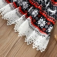 thumbnail image 5 of YEEDISON infant Clothes Kids Dresses Lace chritmas Print Long Sleeve Girls Dresses Baby Girl Clothing Dress 1-6Y, 5 of 5