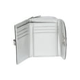 thumbnail image 4 of No Boundaries Women's Zip Around Turn Lock Flap Wallet, Silver Metallic, 4 of 4