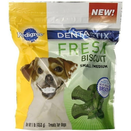 Pedigree Dentastix Fresh Biscuit, Small/Medium, 1 lb