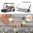 thumbnail image 6 of XYZCANDO Cute Golfing Duck Golf Cart Seat Cover | 4 Storage Pockets Washable Non-Slip Universal Fit for 2-Seat Golf Carts, 6 of 9