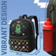 thumbnail image 5 of Minecraft Kids School Backpack with Zipped Front Pocket for Sports, Gym, Travel - Gamer Gifts (Black), 5 of 6