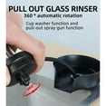 thumbnail image 3 of Glass Rinser, Stainless Steel Cup Washer for Kitchen Sink, Efficient Bar Glass Cleaner with Quick Rinsing, Professional Baby Bottle Washer for Home Kitchen and Cafe, 3 of 7