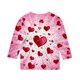 thumbnail image 5 of Blusas y camisas de manga larga con cuello redondo y estampado infantil, manga 3/4/cuello redondo tres cuartos, camisa y top para niños, top de poliéster para niños, 5 of 5