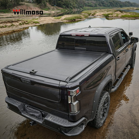 Retractable Truck Bed Tonneau Cover for 2014-2025 Chevy Silverado/GMC Sierra 1500 (5'8" /69" Bed) Retractable Hard Truck Bed Cover Password Lock