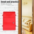 thumbnail image 4 of Mobutofu Boîte de Rangement Murale Étanche pour Courrier Plastique Rouge pour Installation Extérieure 1ensemble, 4 of 6