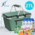 thumbnail image 2 of Cesta de Picnic SIYUAN Plegable para Compras 27L Verde, 2 of 6