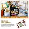 thumbnail image 4 of 1 Set Doll House Bedroom Furniture Miniature Dolls Furniture Model Mini House Scene Prop, 4 of 5