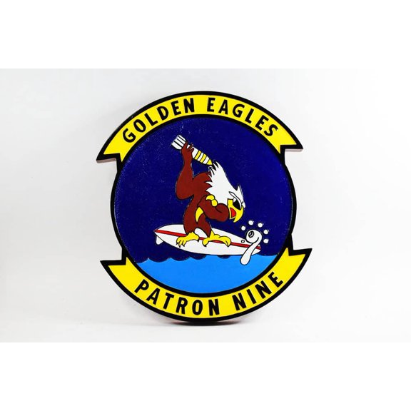 VP-9 Golden Eagles Plaque
