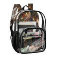 thumbnail image 5 of ALAZA Clear Backpack Dream Cat Christmas PVC Transparent BookBag, 5 of 7