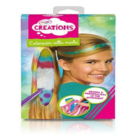 crayola color and clip hair extensions walmart com