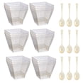 thumbnail image 3 of 1 juego de vasos de plástico para postres, helados, pudines y yogur., 3 of 7
