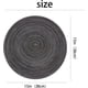thumbnail image 5 of Nvzi Juego de 4 manteles individuales trenzados redondos de 15 pulgadas, manteles individuales lavables para mesa de cocina para bodas, fiestas navideñas (negro y gris), 5 of 5