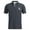 Grey, variant on Mens Tshirts Short Sleeve Button Up Collared Summer Golf Sports Dressy Polo Shirts Moisture Wicking Casual Breathable Deer Printed Shirts for Men Black L