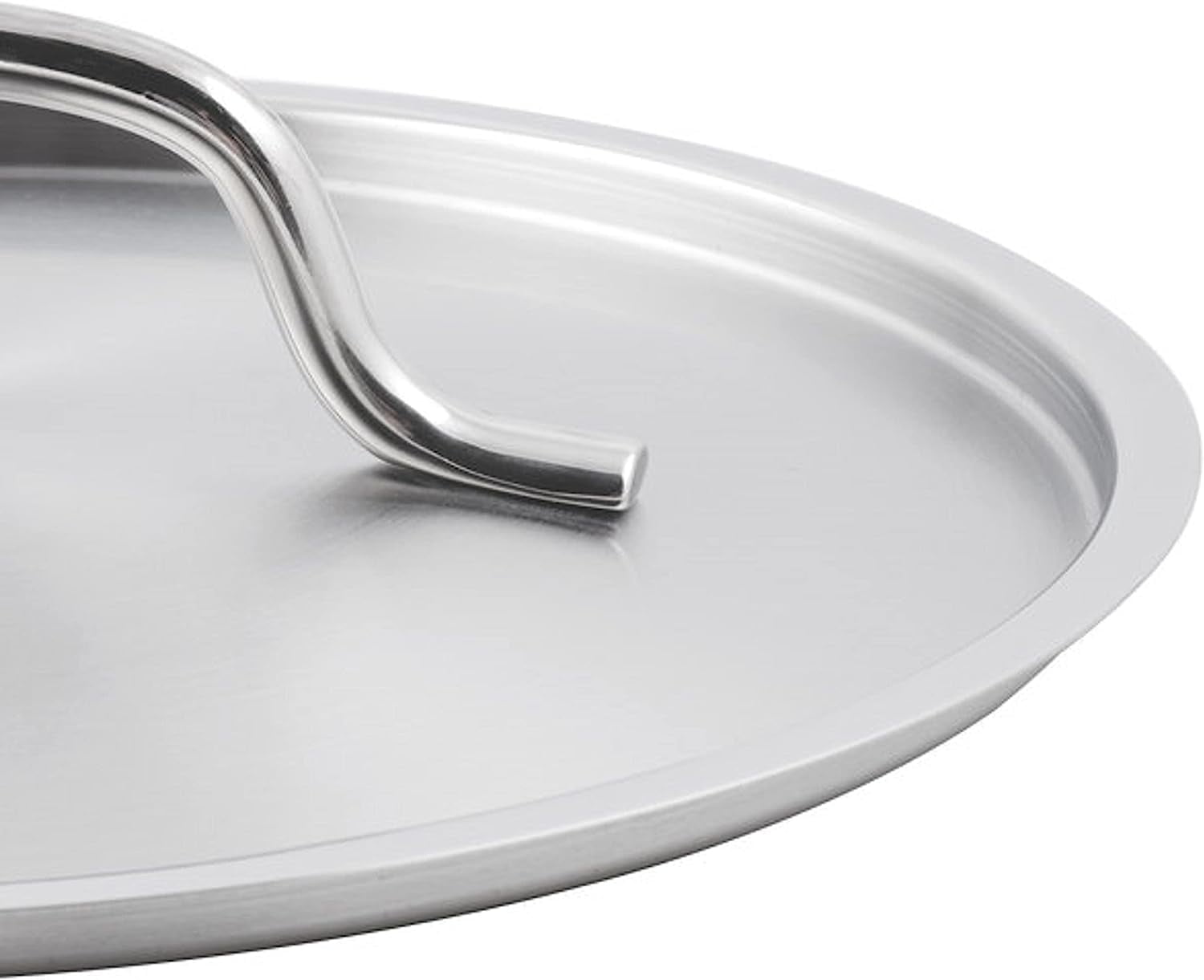 Truecraftware – 16 qt. Stainless Steel Stock Pot Lid - Heavy Duty Stock Pot Cover Stew Pot Simmering Pot Soup Pot Lid Oven Safe & NSF Certified