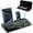 Black, variant on VIVO Black Desktop Dry Erase Board w/ Hidden Storage, 16" x 7" Glass Whiteboard