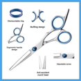 thumbnail image 6 of Hair Scissors Thinning Shears for Hair Cutting, Olibuy 6.7 Inches Hair Scissors Set Haircutting Scissors Kit, Hair Trimming Scissors Thinning Scissors Set, 6 of 7