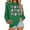 Christmas Sweatshirt-A05 Green, variant on Mifsaly Oversized Christmas Sweatshirt for Women Long Sleeve Crewneck Loose Pullover Tops Xmas Santa Bow Cute Shirts Merry and Bright Baggy Blouse Festival Party Casual T-Shirts 2025 Holiday Gifts