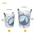 thumbnail image 5 of Fotbe Not All Who Wander Are Lost2 Laundry Basket with Handles, Waterproof Large Laundry Hamper, Wash Bag for Corner Dorm, Rolling Laundry Basket with Handles-Small, 5 of 8