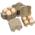thumbnail image 1 of 10 Uds. De cajas de huevos de pulpa Kraft, bandeja de huevos de gallina de 4 compartimentos, contenedores de huevos familiares, 1 of 7