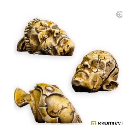 Kromlech Sindari Ruined Statues Heads New